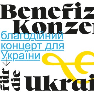 Benefizkonzert für die Ukraine Benefizkonzert für die Ukraine