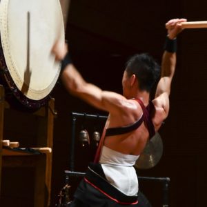 Taiko-Trommler, Kiyotaka Teraoka & Waseda Symphony Orchestra Tokyo